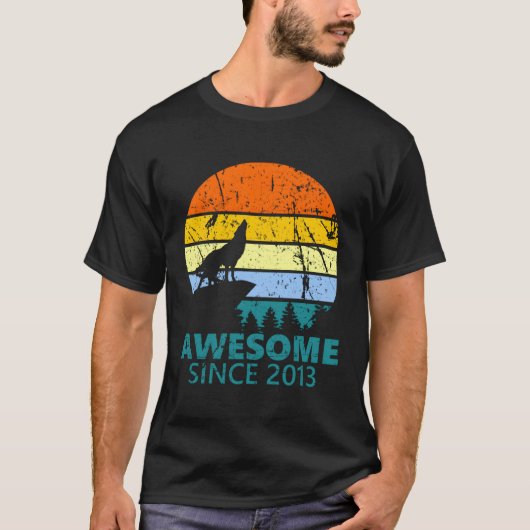 8e Wolf 8 T-shirt (Voorkant)