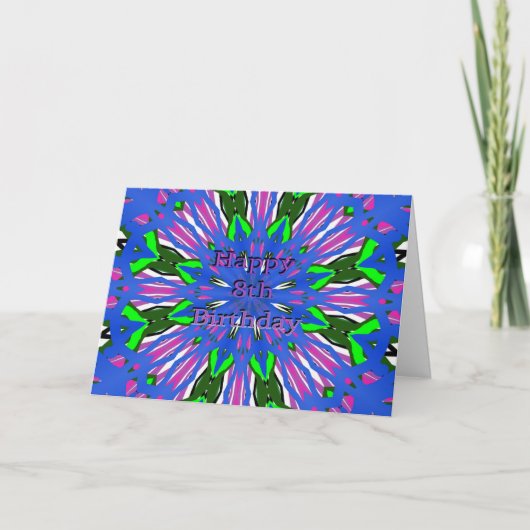 8ème carte d'anniversaire (Devant)
