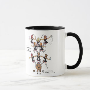 8ème Jour de tasse de Noël (huit domestiques