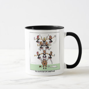 8ème Jour de tasse de Noël (huit domestiques