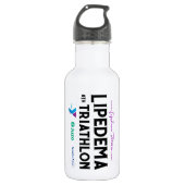 8ème Lipedema Triathlon Bouteille d'eau (Devant)