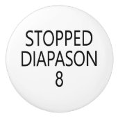 8ft Stopped Diapason Orgel Stop Keramische Knop (Voorkant)