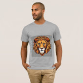 8K Lion Sticker Edition T-shirt (Voorkant volledig)