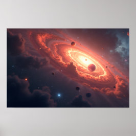 8K Multiverse Horizons: Milky Way & Parallel Dimen Poster