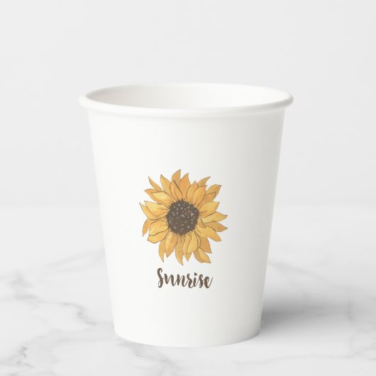 8oz Paper Cup Papieren Bekers (Voorkant)