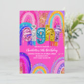 8th Birthday Invitations Kaart (Staand voorkant)