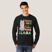 8th Grade No Prob Llama Back To School Eighth Kid  T-shirt (Voorkant volledig)