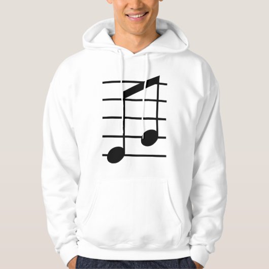 8th note 3 hoodie (Voorkant)