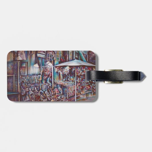 8th Street Rings Bagagelabel (Achterkant horizontaal)