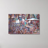 8th Street Rings Canvas Afdruk (Voorkant)