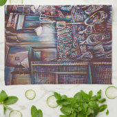 8th Street Rings Theedoek (Gevouwen)