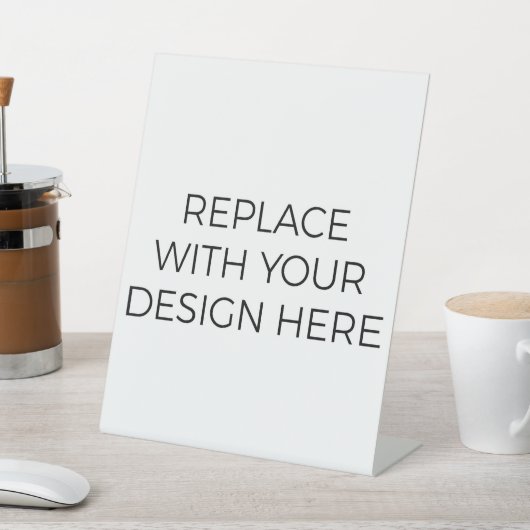 8x10 afdrukken reclamebord met voetstuk (Insitu)