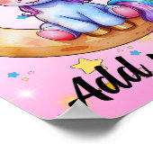 8x10 Baby Unicorn Moon Poster (Coin)