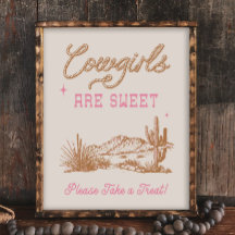 8x10 Cowgirls zijn Western teken