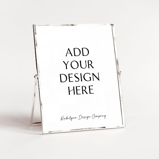 8x10 "Custom Sign Printing, Upload uw eigen ontwer Poster