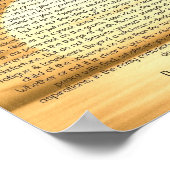 8x10 Desiderata Poem en andere formaten! Poster (Hoek)