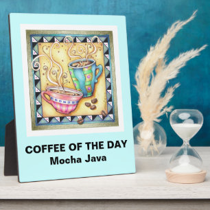 8X10 EASEL STAANDER - COOLE BEANS! Coffee Art Fotoplaat