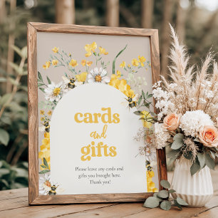 8x10 Gedrukte Wildflower Bee Kaarten & Geschenken