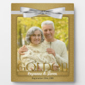 8x10 Gouden 50ste Huwelijksverjaardag Fotolijst Fotoplaat (Voorkant)