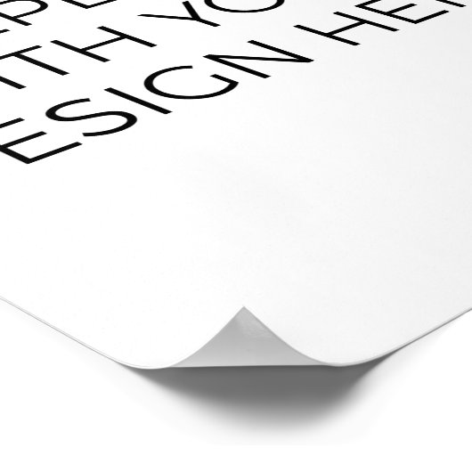 8x10-inch afdrukken van gebaren/Posters (verticaal Poster (Hoek)