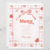 8x10 Inch Berry Menu Sign (Voorkant)