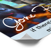 8x10 Poster humoristique "Gone Fishing" (Coin)