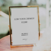 8x10" Poster Portret Trouwbord Afdrukken