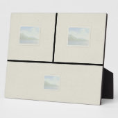 8x10 tablet Plaque - 3 Afbeeldingen onder pano Fotoplaat (Zijkant)
