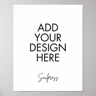 8x10"teken Douanedruk Poster