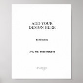 8x10" Wall Art Poster Printing (Devant)