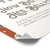 8x10 Western Hoe groot is haar buikteken Poster (Hoek)