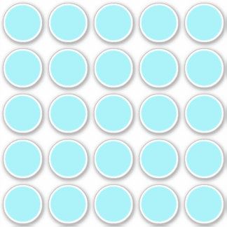 8x8 vel van (25) 1,5" ronde cirkels - Sjabloon Sticker