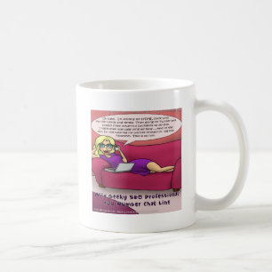 900 Nummer Geeky SEO Meisjes Gaan Koffiemok