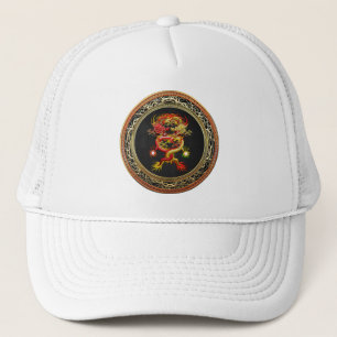 [900] Rode en gele dragons Trucker Pet