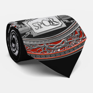 [900] Zilveren Roman KeizerEagle Stropdas