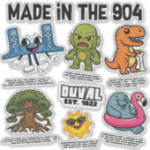 904 Icons Vinyl Sticker Blad (Voorkant)