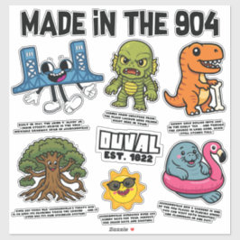 904 Icons Vinyl Sticker Blad XL