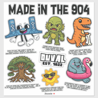 904 Icons Vinyl Sticker Blad XL