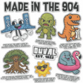 904 Icons Vinyl Sticker Blad XL (Voorkant)