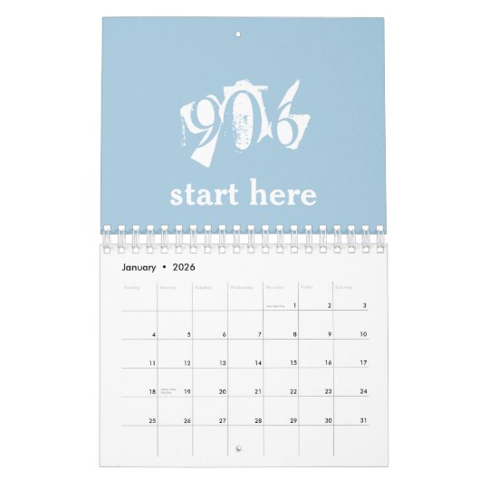 906 Calendrier simplement indiqué (Jan 2026)