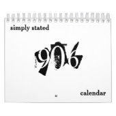 906 Calendrier simplement indiqué (Protection)