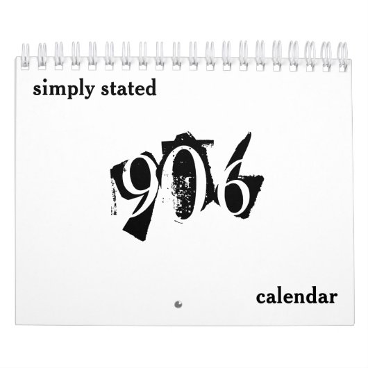 906 Gewoon opgegeven agenda Kalender (Hoes)
