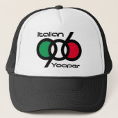 906 Italiaanse jooper-interlocking nummers Trucker Pet (Voorkant)