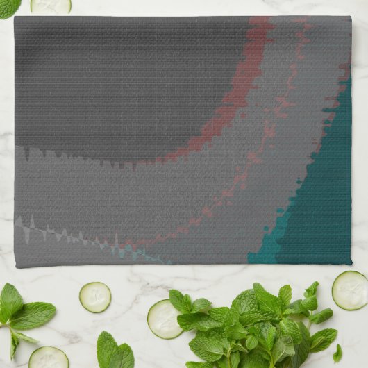 906 The World Is Abstract Theedoek (Gevouwen)