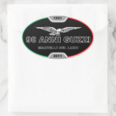 90 Anni Guzzi Sticker (Tas)