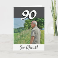 90 dus wat Grappige Positieve Foto 90ste verjaarda