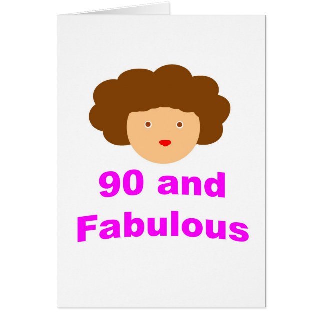 90 en geweldig (Voorkant)