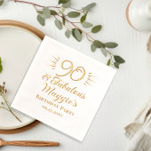 90 et Fabuleux 90e fête d'anniversaire