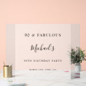 90 & Fabuleux Frosted Birthday Party Bienvenue (Mariage)