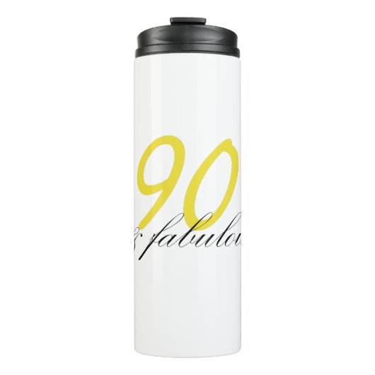 90 & Fabulous Thermosbeker (Voorkant)